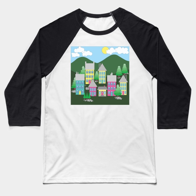 Barrio Alto Verde Baseball T-Shirt by FrancesPoff